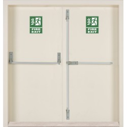 Çift Kanatlı Yangın Kapısı